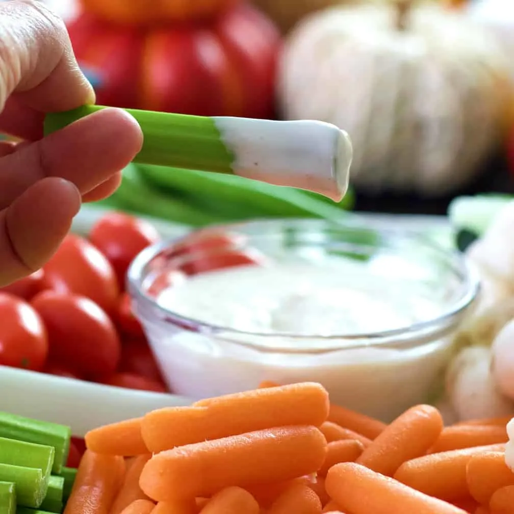 Veggie Tray With Ranch