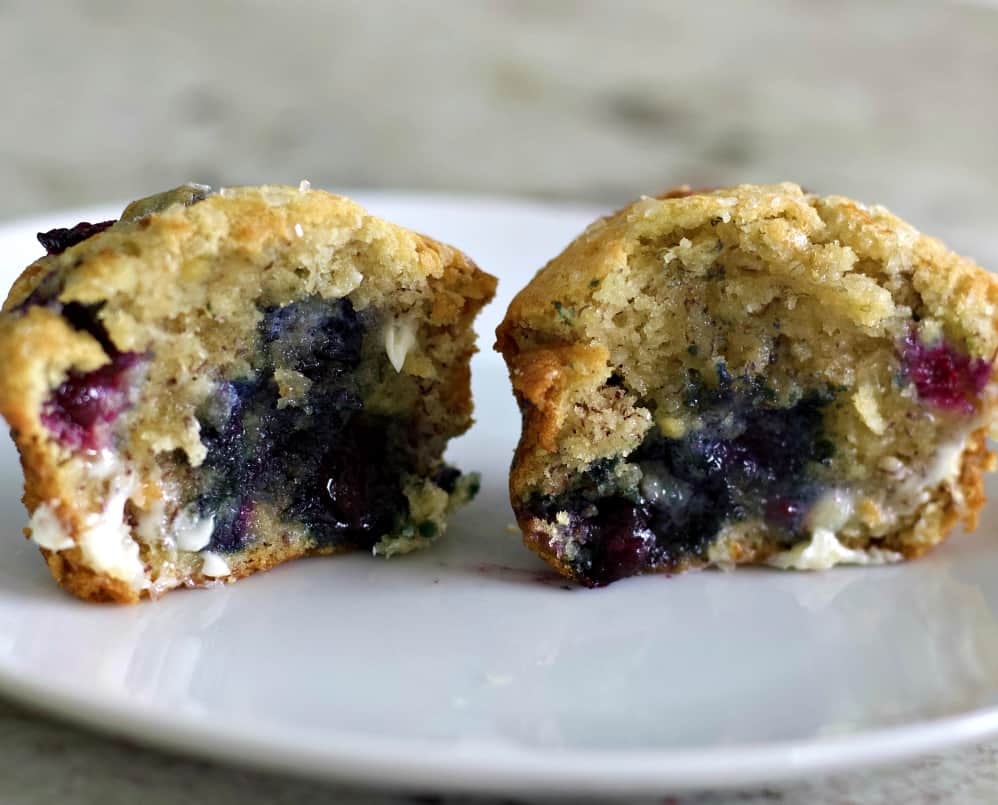 Banana Blueberry Muffins