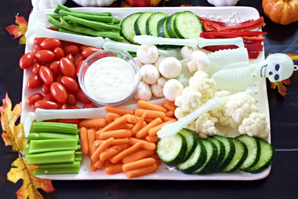 Quick And Easy Halloween Veggie Tray 1 Halloween Veggie Tray