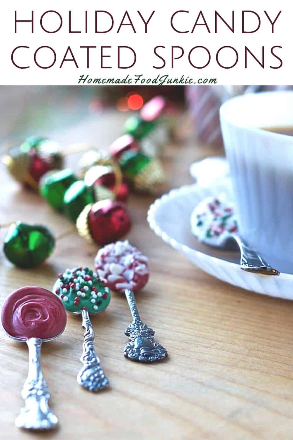 Holiday candy coated spoons-pin image