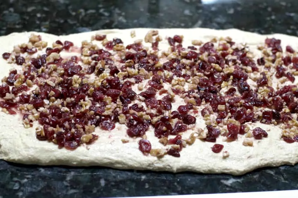 Sourdough Layered With Nuts And Berries