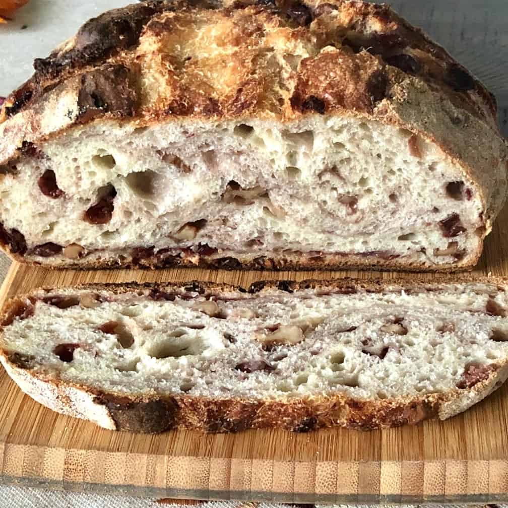 Cranberry Walnut Bread Sourdough Recipe