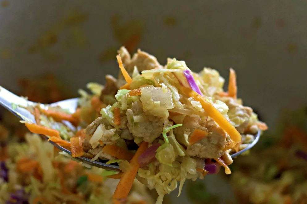 Egg Roll In A Bowl Keto Recipe 7 Spoonful Of Egg Rolls In A Bowl