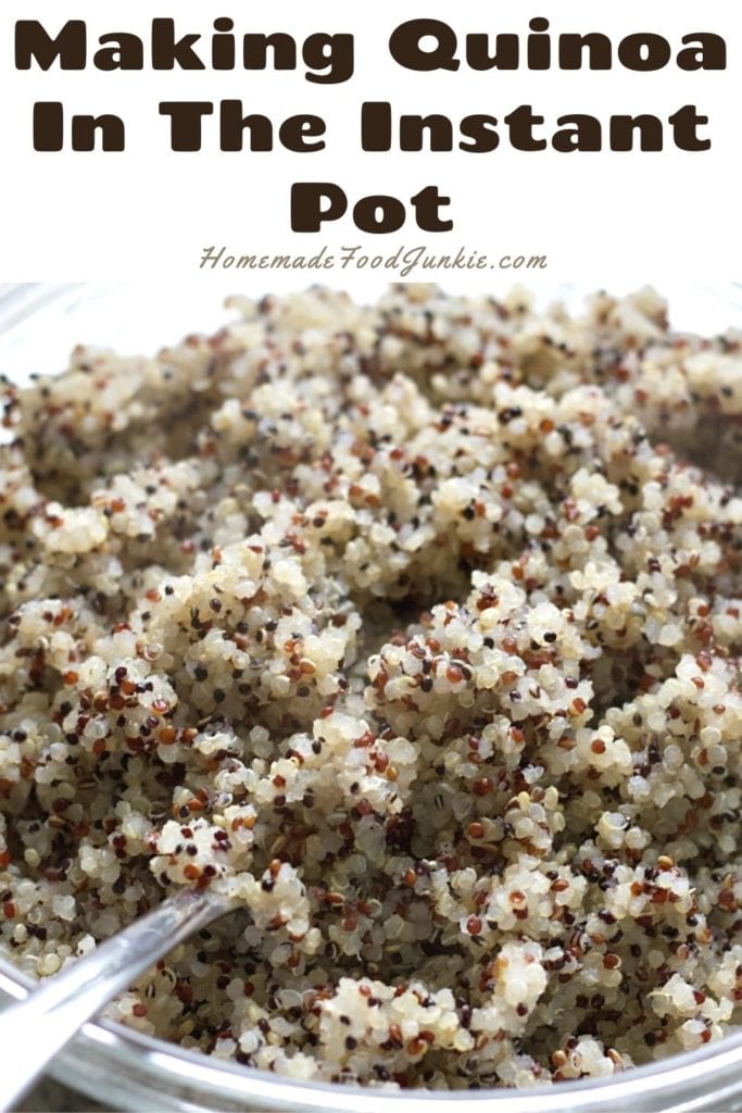 Making Quinoa In The Instant Pot-Pin Image