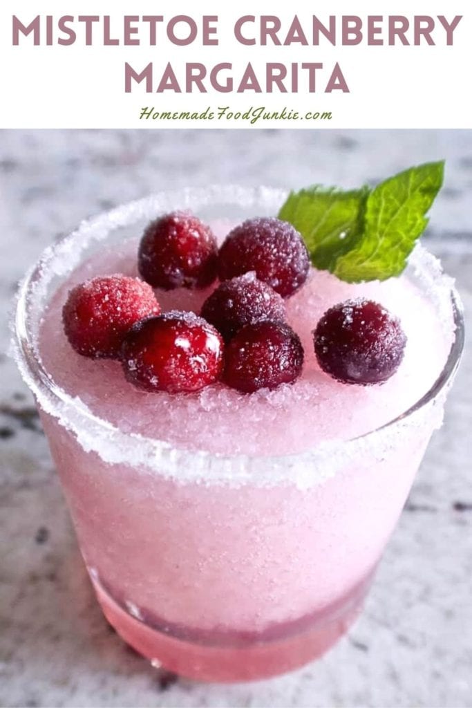 Mistletoe Cranberry Margarita-Pin Image