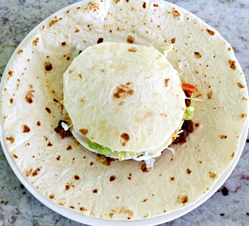 Top With A Small Tortilla