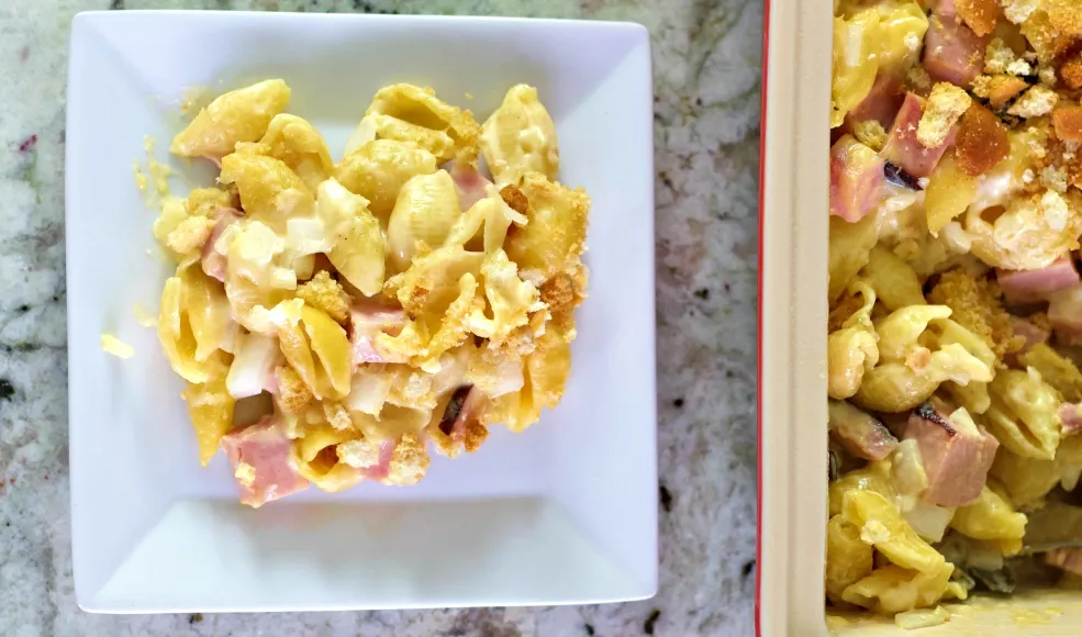 Mac And Cheese Ham Casserole 3 Ham Mac And Cheese Casserole