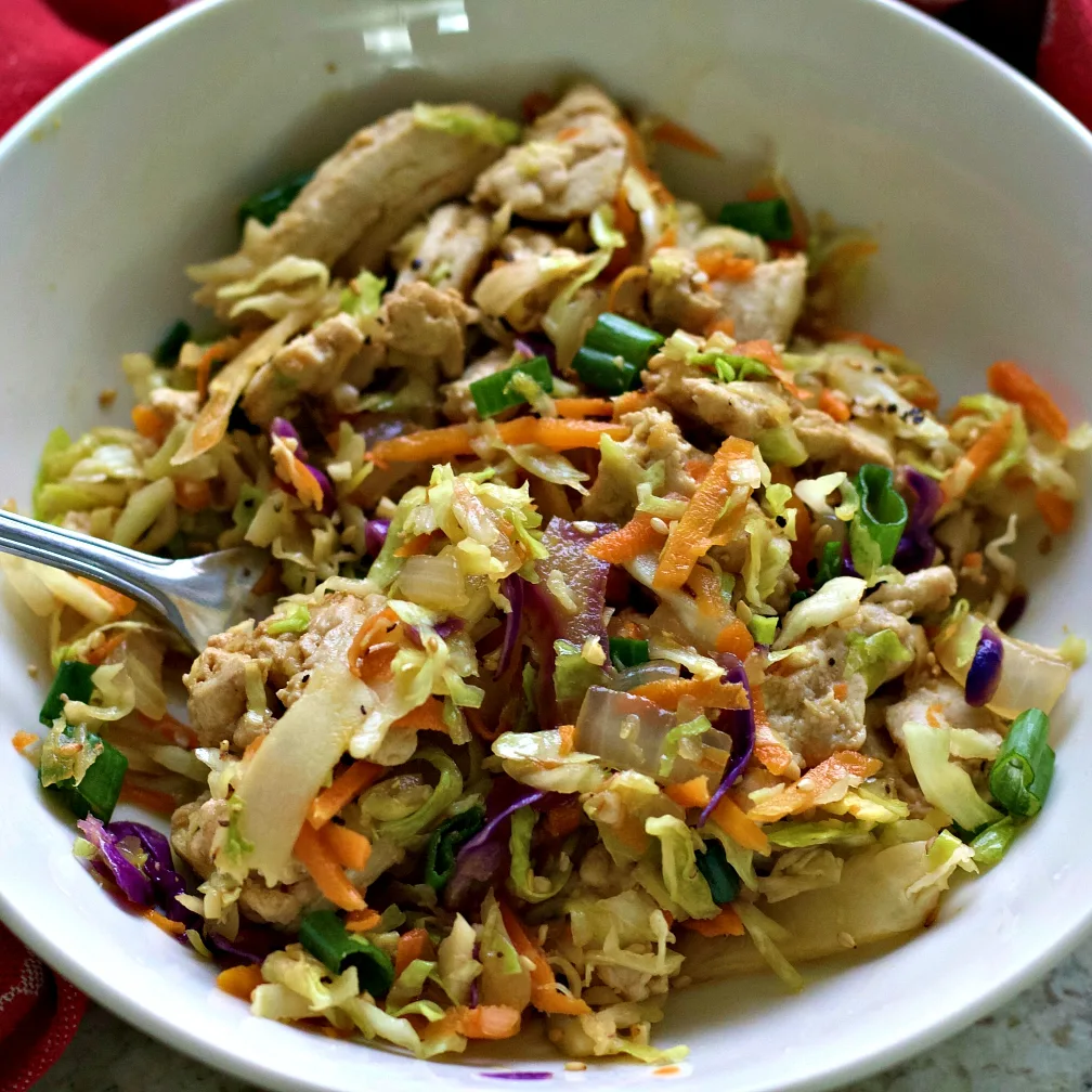 Bowl Full-Egg Rolls In A Bowl