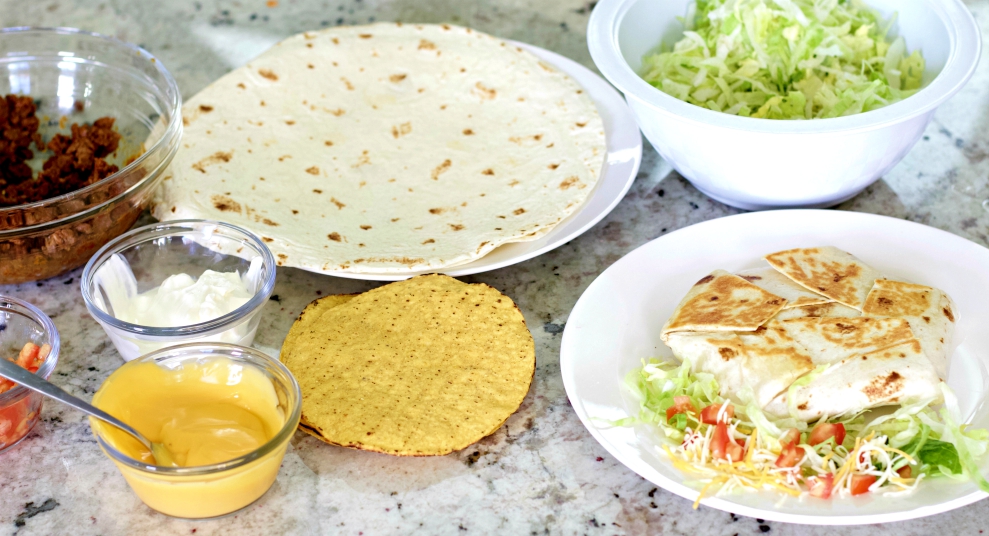 Taco Bell Crunchwrap Supreme Recipe 7 Crunchwrap Supreme With Layering Ingredients