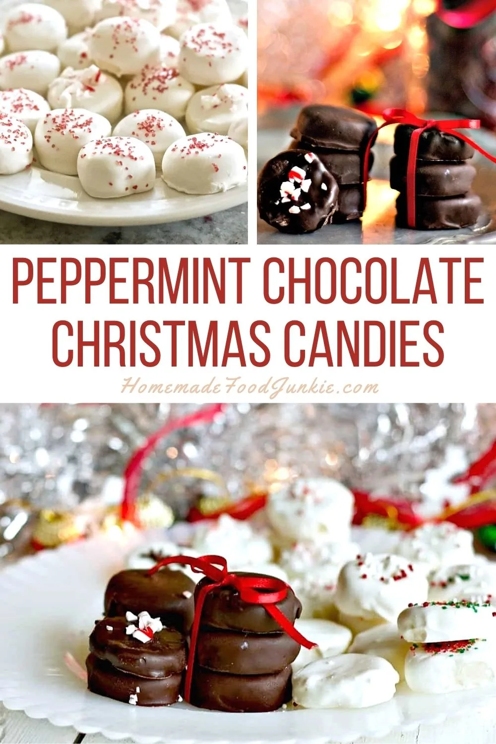 Delicious Holiday Candies Recipe 11 Peppermint Chocolate Christmas Cookies-Pin Image