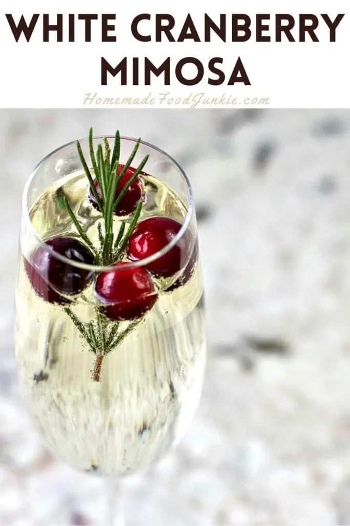 White Cranberry Mimosa-Pin Image