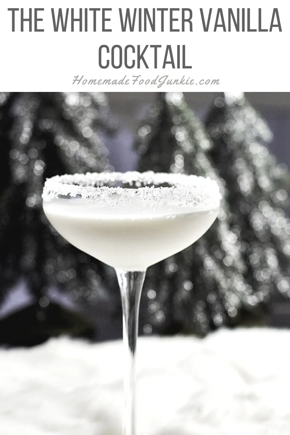 The White Winter Vanilla Cocktail-Pin Image
