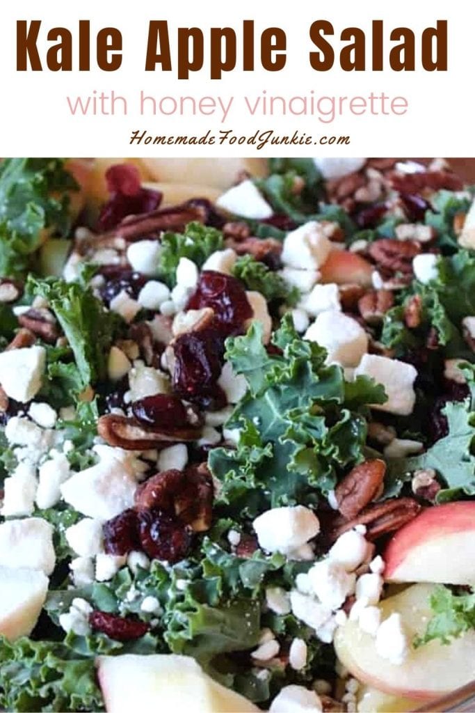 Kale Apple Salad With Honey Dressing 6 Kale Apple Salad-Pin Image
