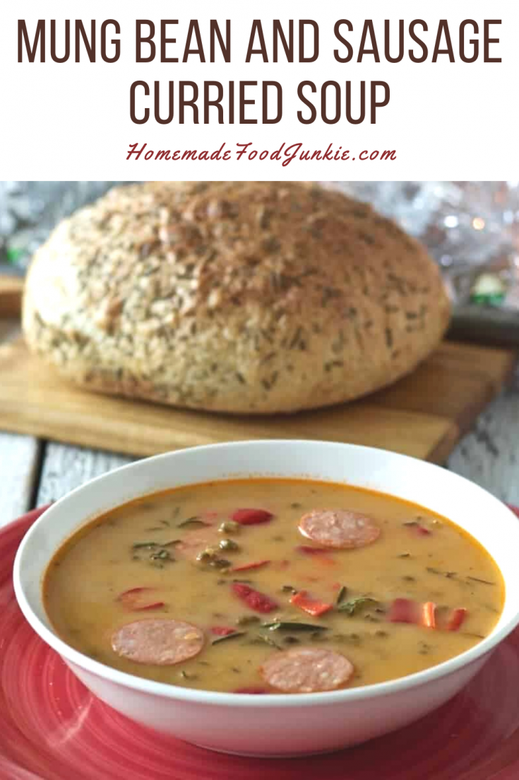 Robust Mung Bean Curried Soup | Homemade Food Junkie