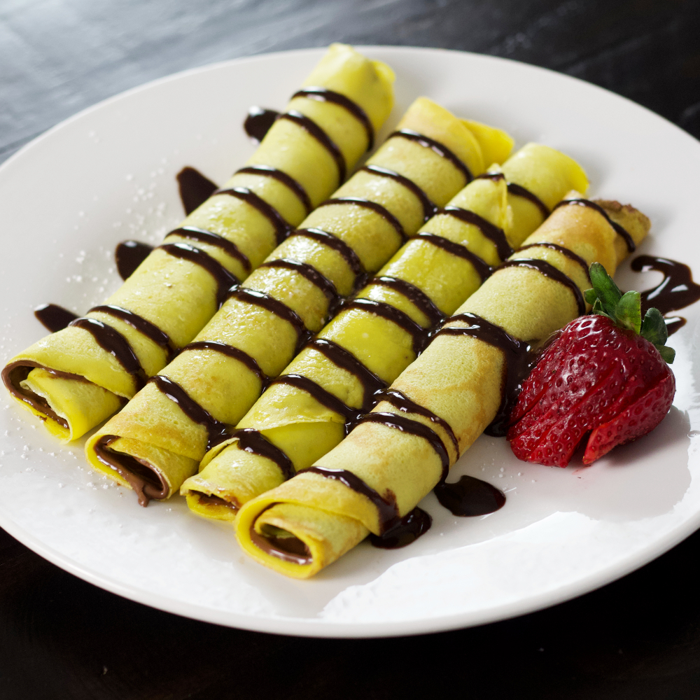 Dessert Crepes-Nutella