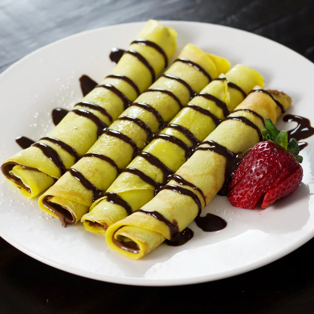 Dessert Crepes-Nutella