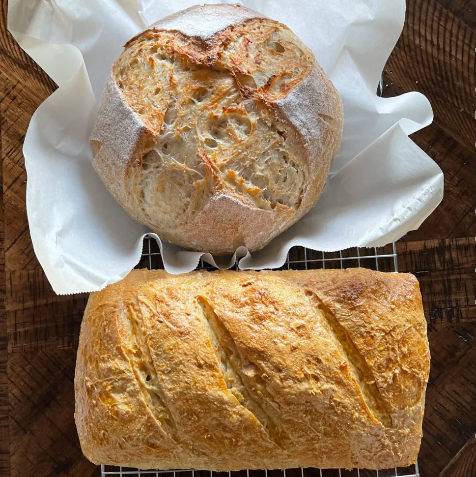Crusty Instant Pot Sourdough Bread - Living Sweet Moments
