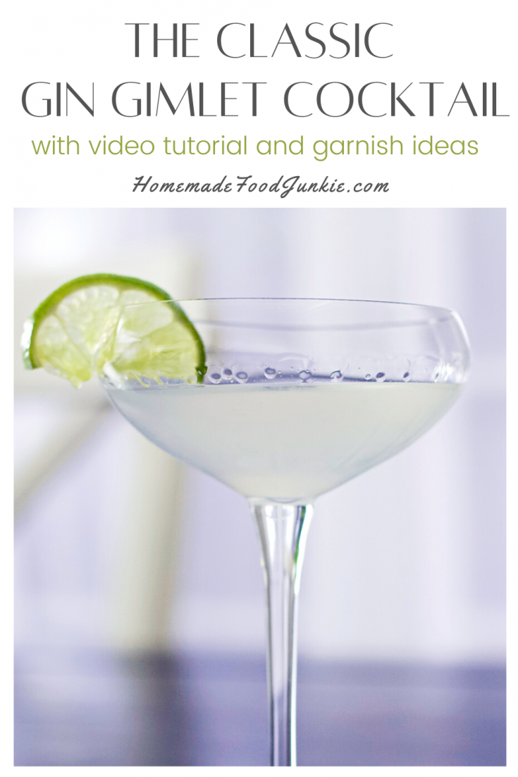 Gin Gimlet Recipe with Lime Homemade Food Junkie
