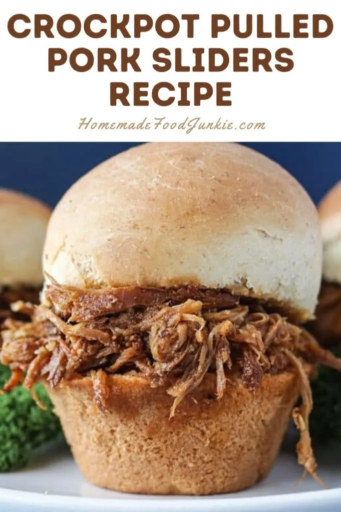 Caramelized Onions 13 Crockpot Pulled Pork Sliders Recipe-Pin Image