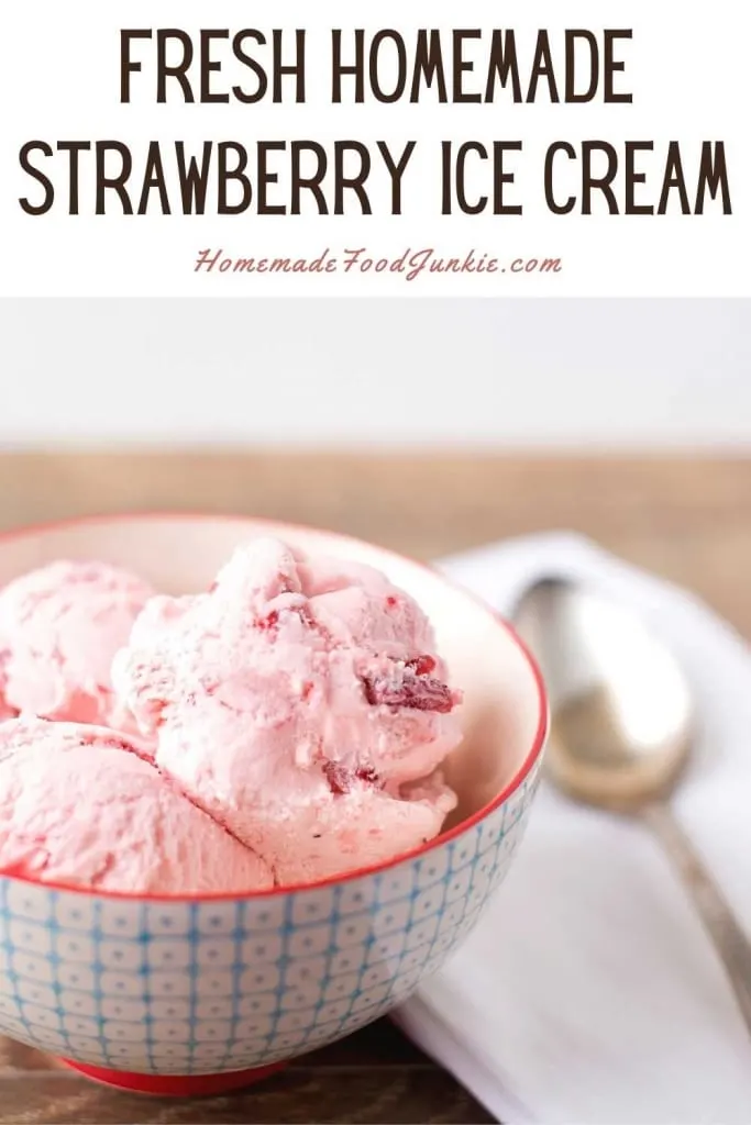 Blackberry Cheesecake Ice Cream 5 Fresh Homemade Strawberry Ice Cream-Pin Image