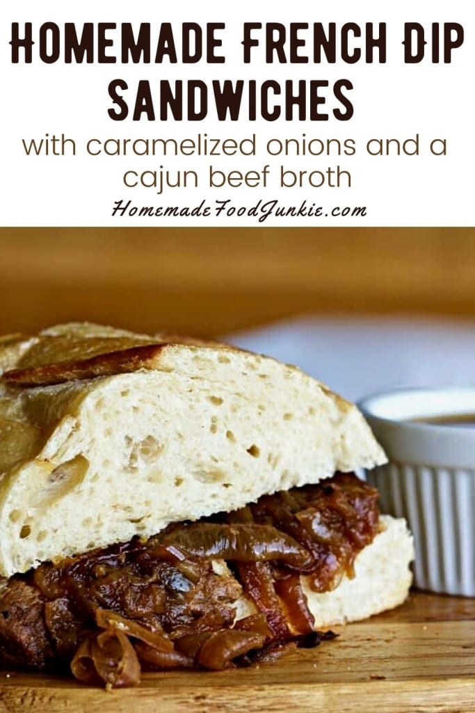 Homemade French Dip Sandwiches-Pin Image