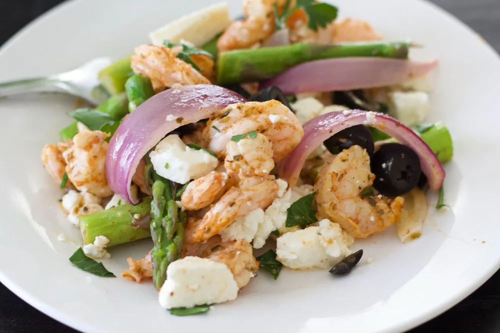 Mediterranean Shrimp Sheet Pan Dinner