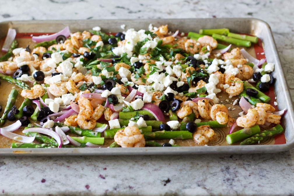 Sheet Pan Shrimp Dinner