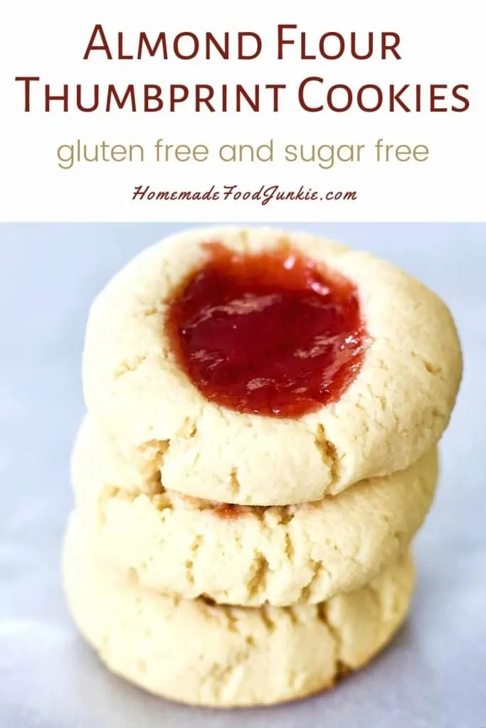 Delicious Almond Flour Cookies 5 Almond Flour Thumbprint Cookies Gluten Free And Sugar Free-Pin Image