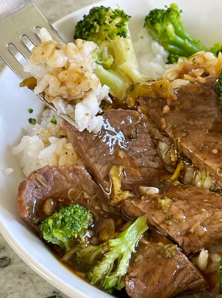 Savory Beef And Broccoli Recipe-3 Ways 4 Forkful Of Rice With Asian Sauce Beef And Broccoli Recipe