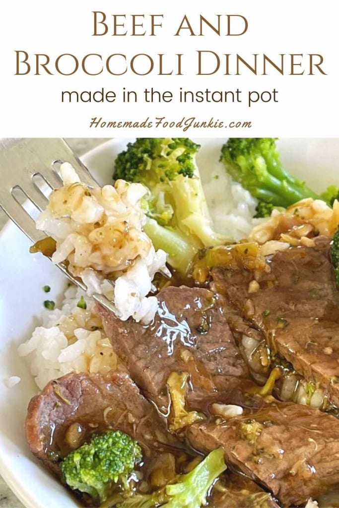 Beef And Broccoli Dinner-Pin Image