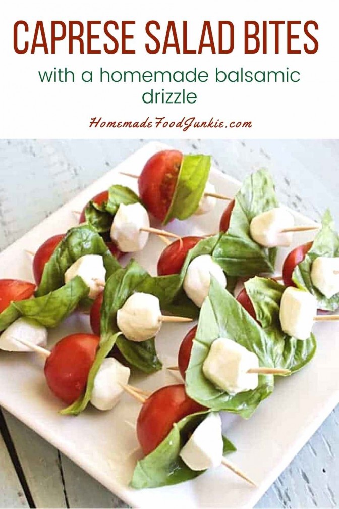 Caprese Salad Bites-Pin Image