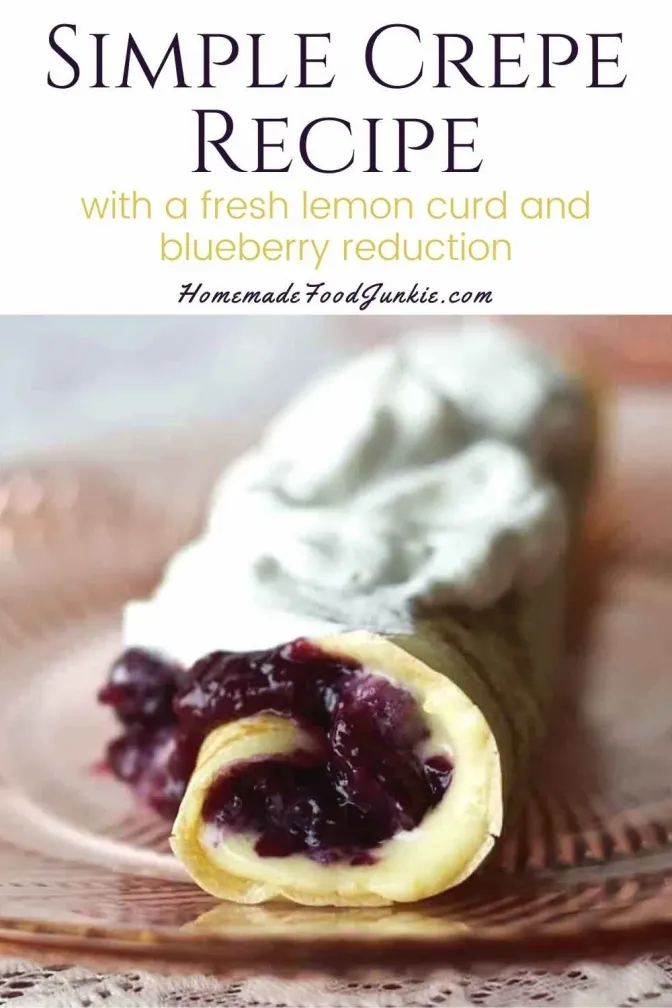 Simple Crepe Recipe-Pin Image