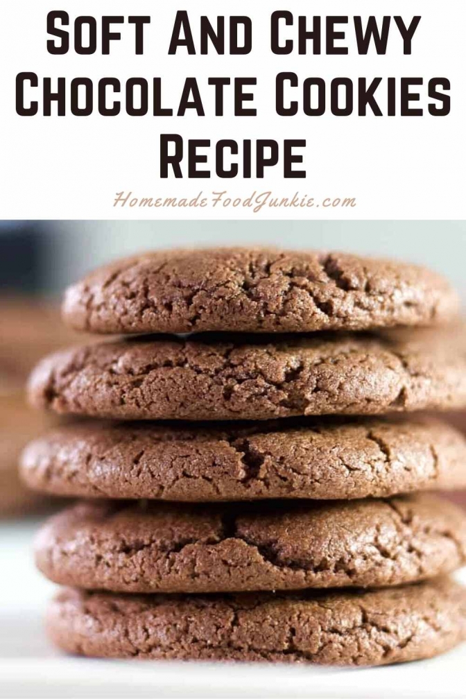 Soft And Chewy Chocolate Cookies Recipe-Pin Image