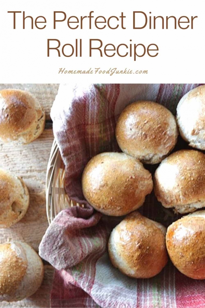 Homemade Dinner Rolls 3 The Perfect Dinner Roll Recipe-Pin Image