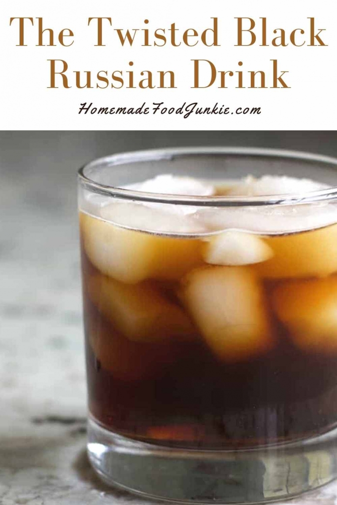 The Twisted Black Russian Drink-Pin Image