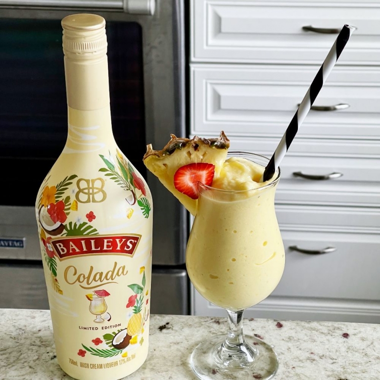 Baileys Colada Frozen Rum Drink Homemade Food Junkie