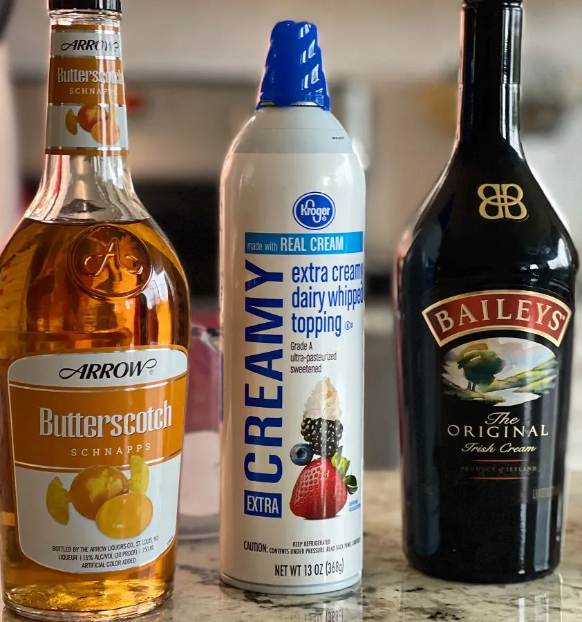 Ingredients For Butterscotch Shot