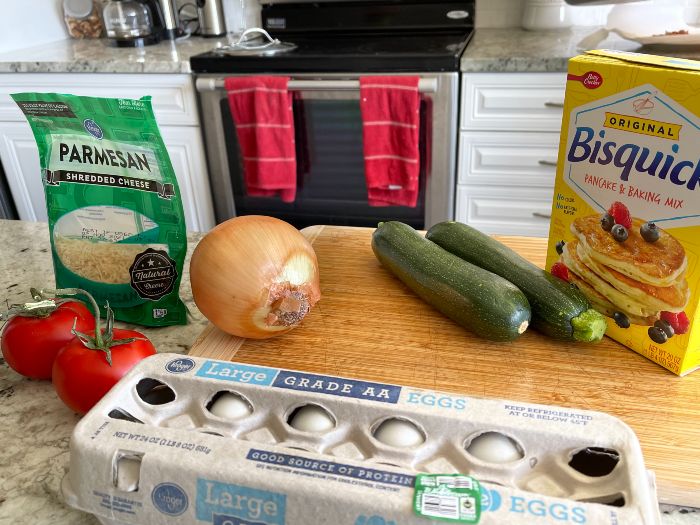 Ingredients For Zucchini Pie