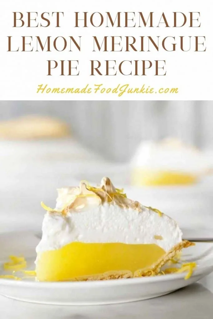 Homemade Lemon Meringue Pie Recipe 18 Best Homemade Lemon Meringue Pie Recipe-Pin Image
