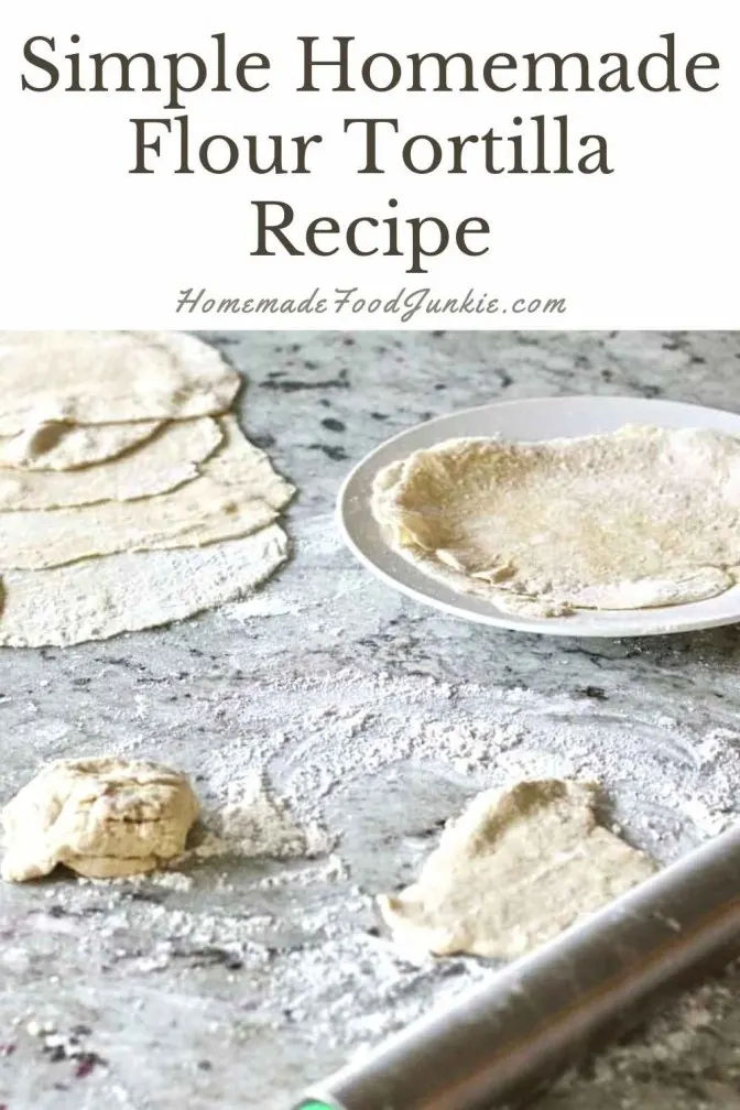 Simple Homemade Flour Tortilla Recipe-Pin Image