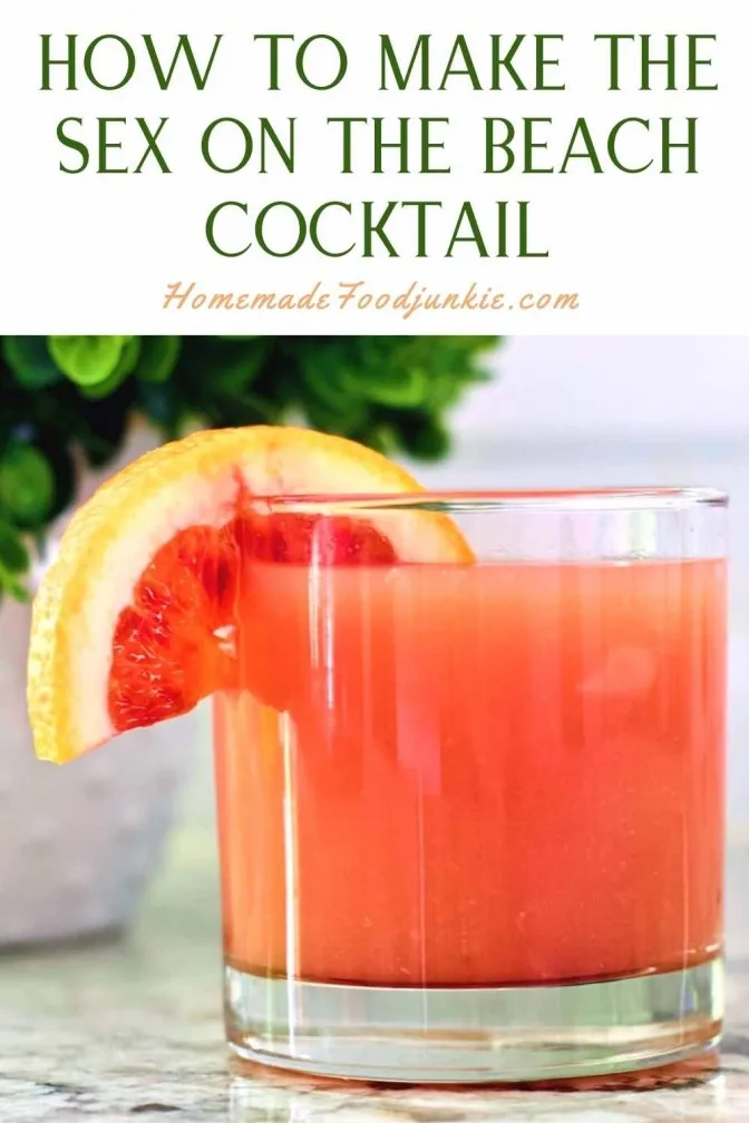How To Make The Sex On The Beach Cocktail-Pin Image
