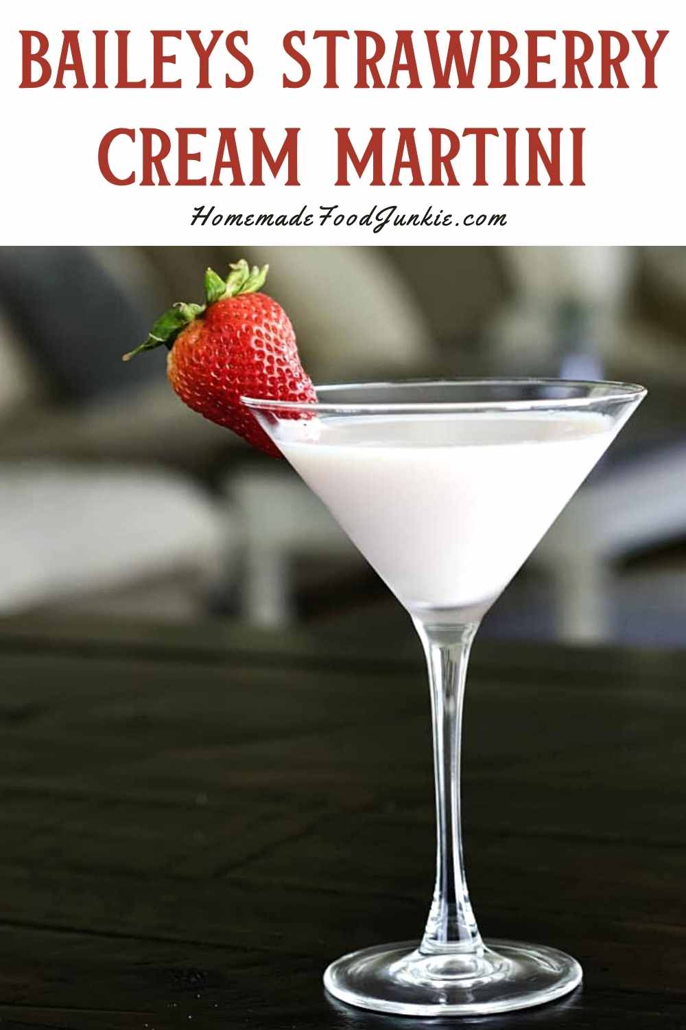 Baileys Strawberry Cream Martini-Pin Image