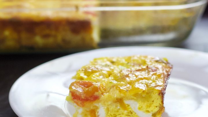 Simple Bacon Frittata Recipe Oven Baked 3 Breakfast Frittata Serving
