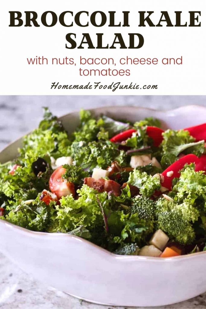 The Ultimate Garden Salad Recipe Guide 21 Broccoli Kale Salad-Pin Image