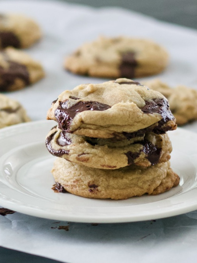 Dark Chocolate Chip Cookies Homemade Food Junkie