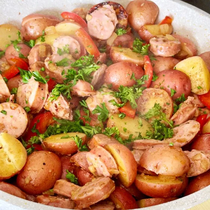 Sausage And Potatoes Stir Fry