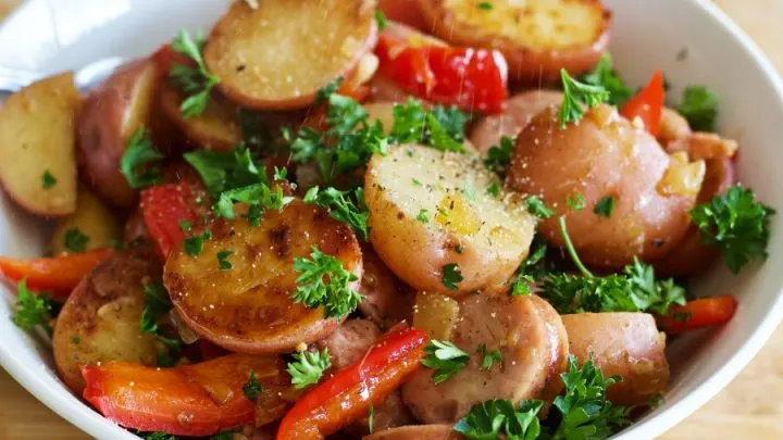 Sausage And Potatoes Stir Fry 5 Smoked Sausage With Potatoes