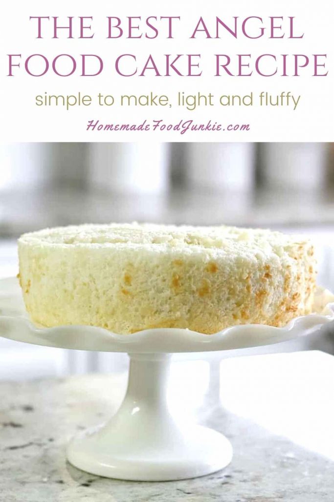 The Best Angel Food Cake Recipe-Pin Image