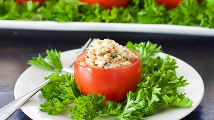 Tuna Stuffed Tomatoes