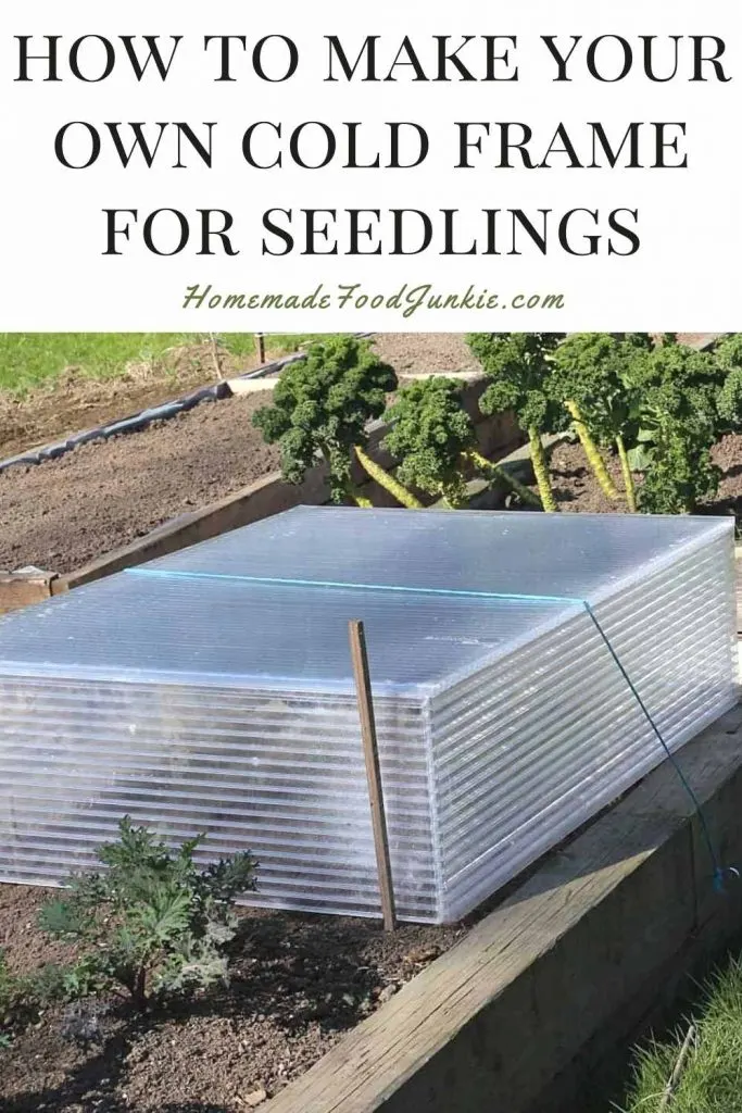 How To Make Your Own Cold Frame For Seedlings-Pin Image